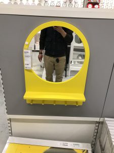 おもてなし不動産 賃貸 新居浜 リノベーション IKEA 家具 カグリノ 黄色鏡